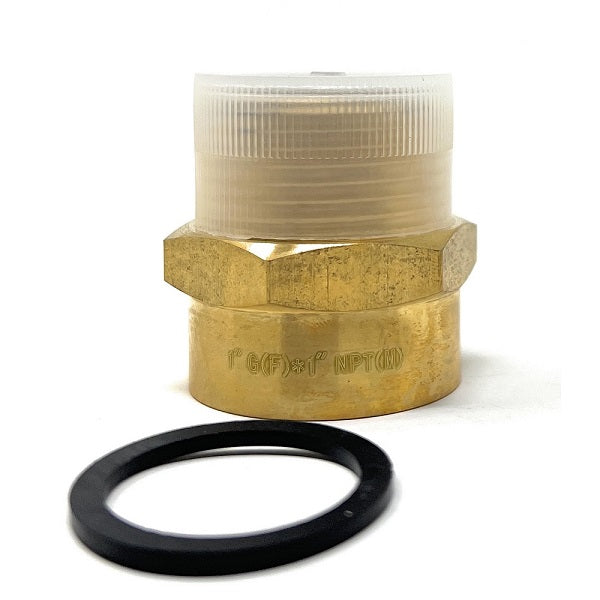 Lead-Free G Thread (British BSPP) Female to NPT Male Pipe Fitting Adapter - 1/4" - 4"