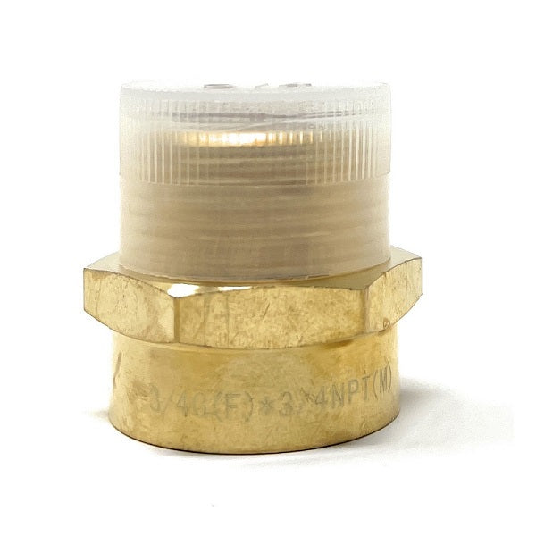 Lead-Free G Thread (British BSPP) Female to NPT Male Pipe Fitting Adapter - 1/4" - 4"