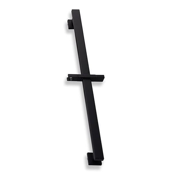 Matte black Cascada sliding shower bar