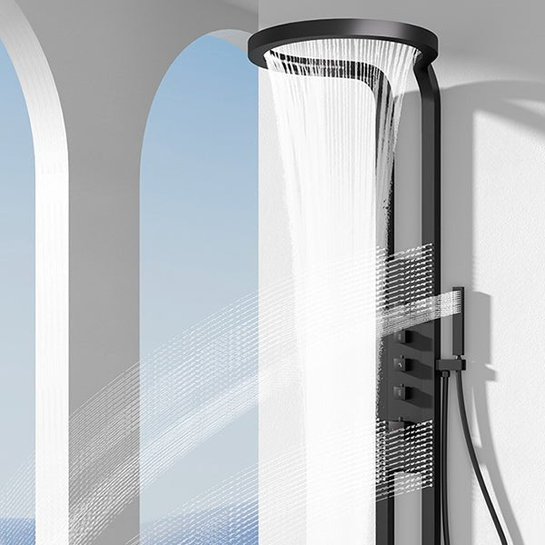 Cascada AquaTech Elite 80" Multifunction Circular Shower Panel System - Cascada Showers