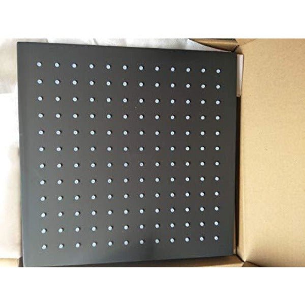 Temperature indicator LED rain shower head for safe showering