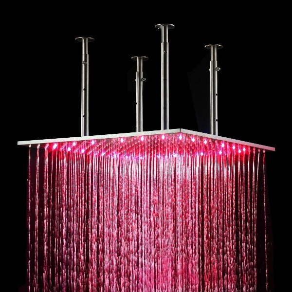 shower head with handheld rainfall Shower Head led shower head best shower head oil rubbed bronze shower with 4 adjustable shower arms