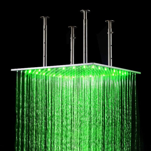 shower head with handheld rainfall Shower Head led shower head best shower head oil rubbed bronze shower with 4 adjustable shower arms
