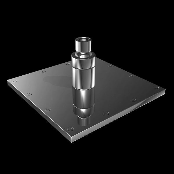 8" Square Rainfall LED Shower Head - Cascada Showers