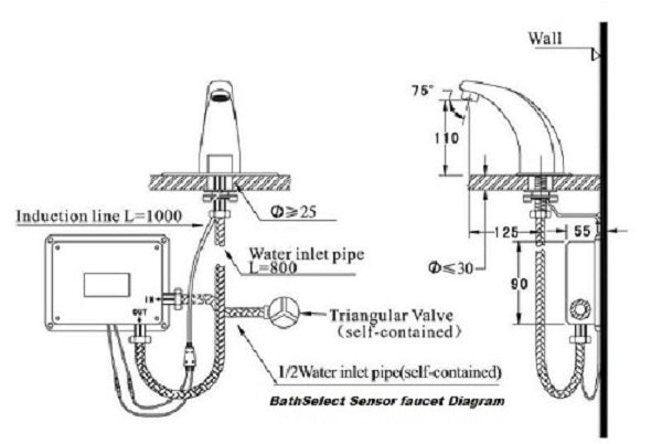 Cascada Shower Faucet Diagram