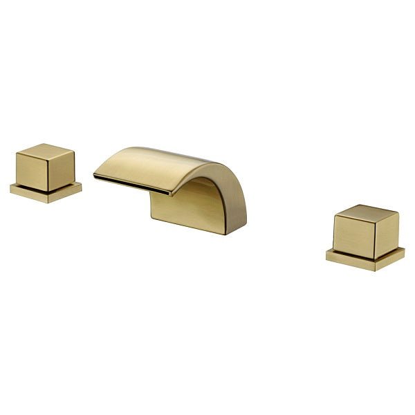 Cascada Deck Mounted Waterfall Bathroom Sink Faucet - Cascada Showers