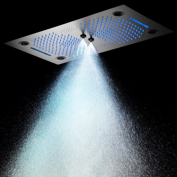 Cascada Pisa 16"x28" Music LED Shower System - Cascada Showers