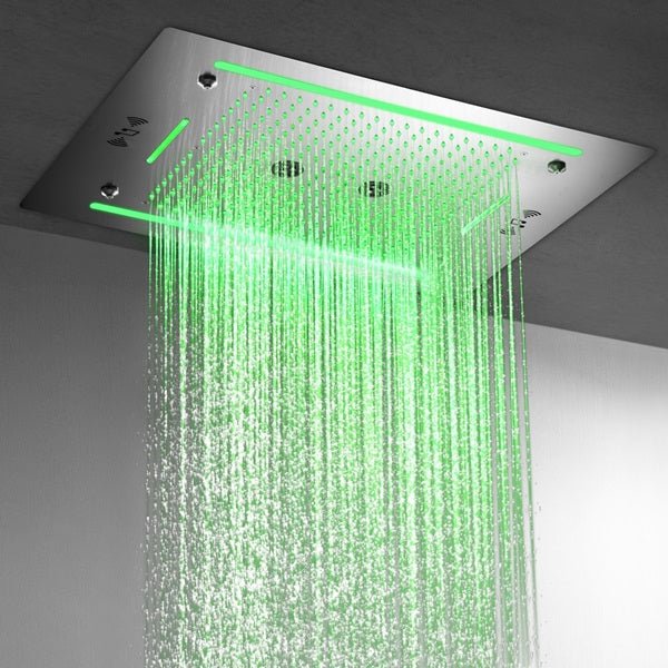 Cascada Venice 23"x31" Music LED Shower System - Cascada Showers