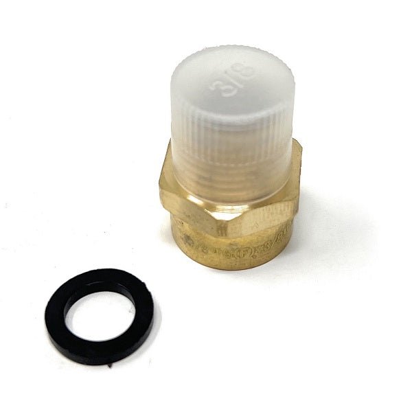G Thread (Metric BSPP) Female to NPT Male Adapter - Lead Free (3/8" x 3/8") - Cascada Showers