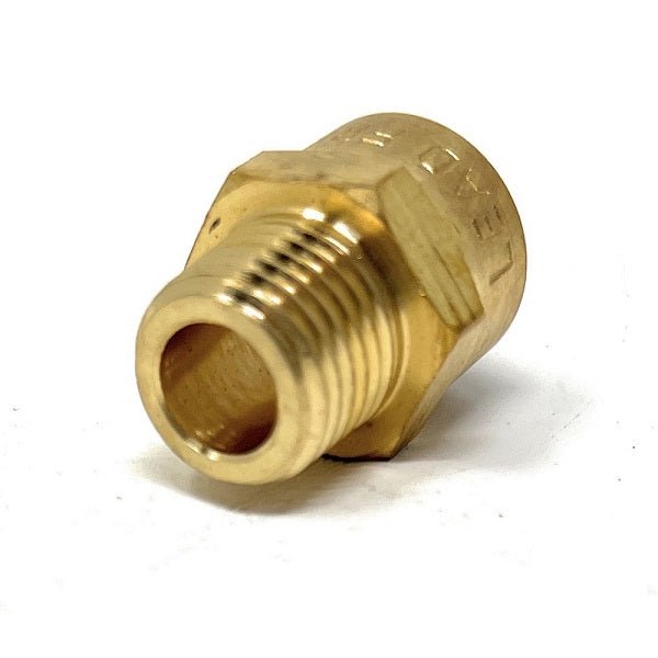 G Thread (Metric BSPP) Male to NPT Female Adapter - Lead-Free (1/4" x 1/4") - Cascada Showers