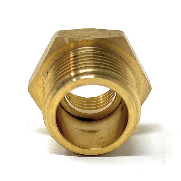 bspp to npt adapter, 3/4 male to 1/2 female reducer, 1/2 male to 3/4 female adapter, 3/4 male to 1/2 female adapter, 3/4 female to 1/2 male reducer, 1/2 female to 3/4 male adapter, 3/4 to 1/2 female adapter, g 3/4 to g 1/2 adapter, male bspp to female npt adapter, 3/4 to 1/2 adapter, 3/4 x 1/2 female adapter, 3/4 male to 1 inch female adapter, bspp to npt. G Thread (Metric BSPP) Male to NPT Female Adapter - Lead Free (3/4" x 1/2") - Cascada Showers