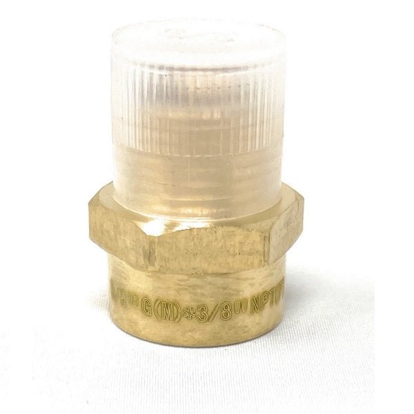 G Thread (Metric BSPP) Male to NPT Female Adapter - Lead-Free (3/8" x 3/8") - Cascada Showers