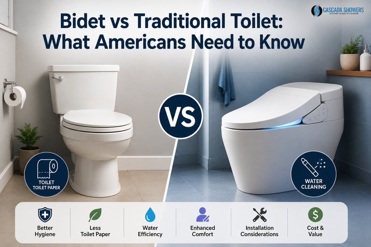 Bidet vs traditional toilet guide