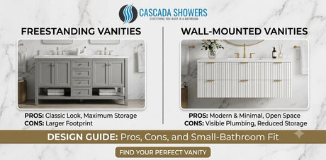 Freestanding vs. Wall-Mounted Vanities Pros, Cons, and Small-Bathroom Fit