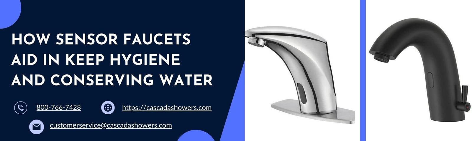 How Sensor Faucets Aid in Keep Hygiene and Conserving Water - Cascada Showers