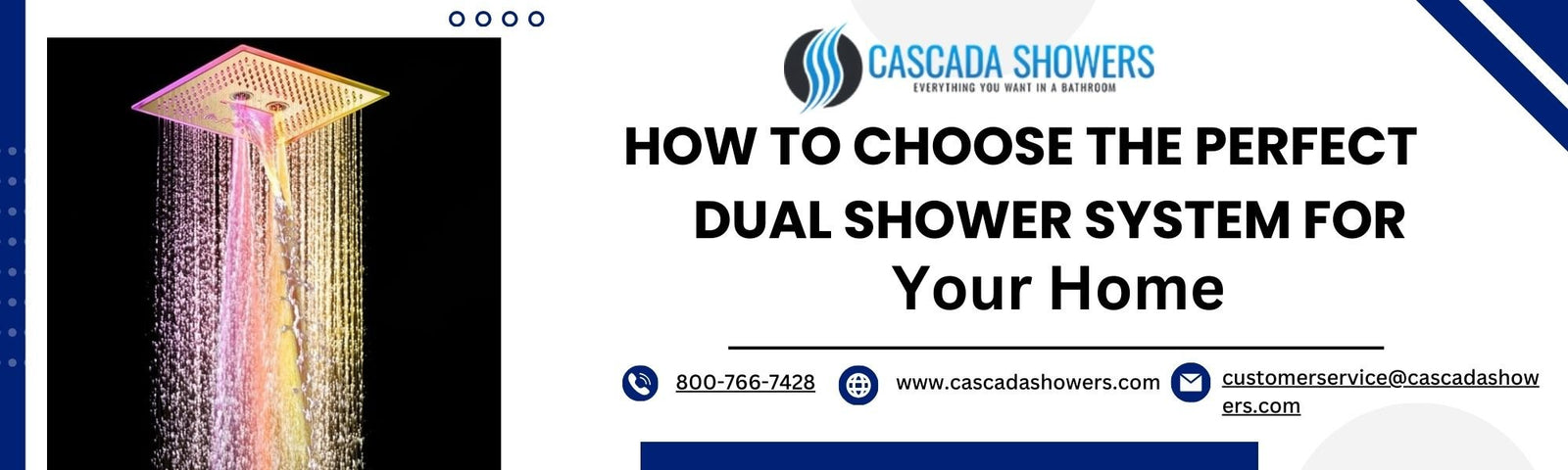 How to Choose the Perfect Dual Shower System for Your Home