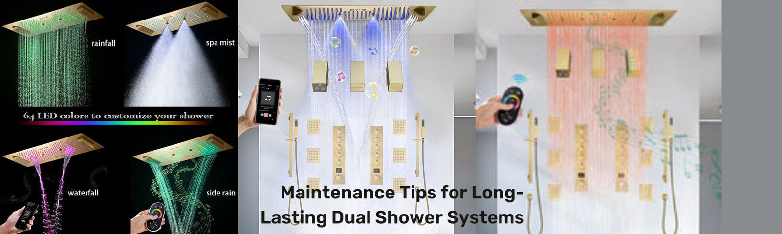Maintenance Tips for Long-Lasting Dual Shower Systems