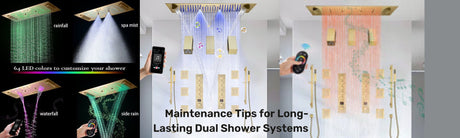 Maintenance Tips for Long-Lasting Dual Shower Systems