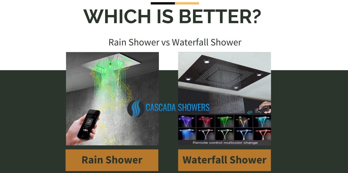 Rain Shower vs Waterfall Shower: Which Is Better?
