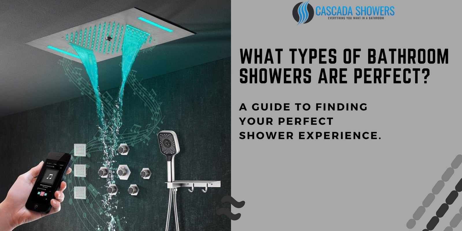 What types of bathroom showers are perfect? - Cascada Showers