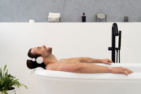 Shower Systems Featuring a Bluetooth Speaker Shower Head