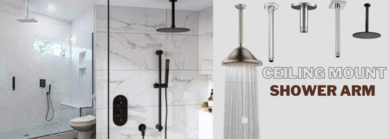 Ceiling Mount Shower Arm - Cascada Showers