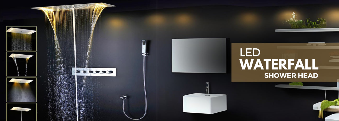 Waterfall Shower Heads