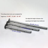 40" Rainfall LED Shower Set Double - Function Valve - Cascada Showers