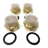 Lead-Free G Thread (British BSPP) Female to NPT Male Pipe Fitting Adapter - 1/4" - 4"