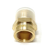 Lead-Free G Thread (British BSPP) Female to NPT Male Pipe Fitting Adapter - 1/4" - 4"