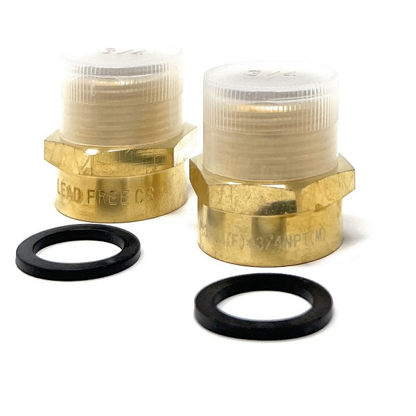 Lead-Free G Thread (British BSPP) Female to NPT Male Pipe Fitting Adapter - 1/4" - 4"