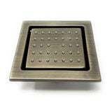 Cascada 4" Square (34-Nozzle) Body Spray Jet Shower