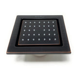 Cascada 4" Square (34-Nozzle) Body Spray Jet Shower