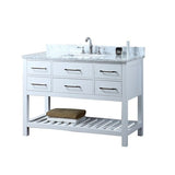 Cascada 48" Bathroom Console Vanity With Marble Top