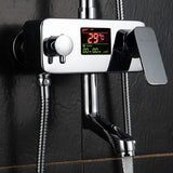 Cascada Allure 8" Digital Shower Faucet System Chrome Finish - Cascada Showers