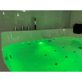 Cascada Amalfi white acrylic two-person freestanding jacuzzi bathtub
