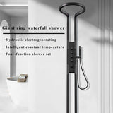 Cascada AquaTech Elite 80" Multifunction Circular Shower Panel System - Cascada Showers
