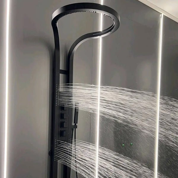 Cascada AquaTech Elite 80" Multifunction Circular Shower Panel System - Cascada Showers