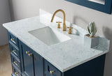 Cascada Arizona bathroom vanity with solid wood cabinet and marble countertop