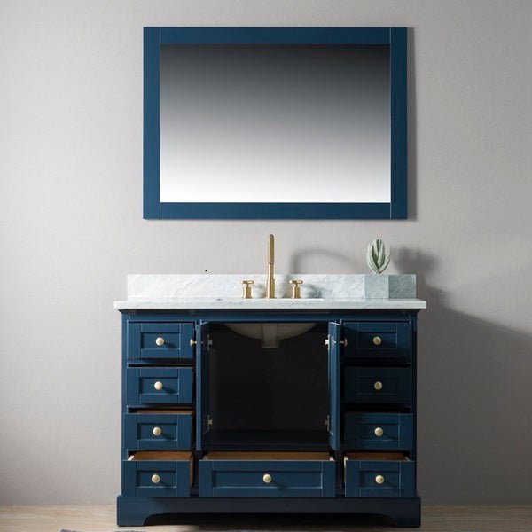 Front view of Cascada Arizona 48 inch freestanding vanity