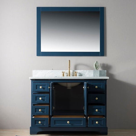 Front view of Cascada Arizona 48 inch freestanding vanity