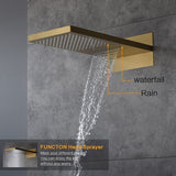 Cascada Aspen 9"x22" Music LED Shower System - Cascada Showers