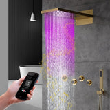Cascada Aspen 9"x22" Music LED Shower System - Cascada Showers