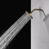 Cascada Bilbao 16" Brushed Gold Dual Shower Head System - Cascada Showers