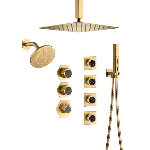 Cascada Bilbao 16" Dual Shower Head System - Cascada Showers