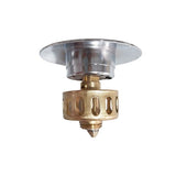Underside view of drain pipe with silicone gasket for leak-proof bathroom sink sealing