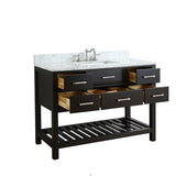 Cascada California 48" Freestanding Single Bathroom Vanity – Modern Design with Storage