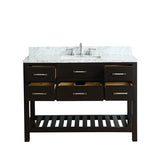 Cascada California 48" Freestanding Single Bathroom Vanity – Modern Design with Storage