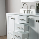 Cascada California 60" Modern Freestanding Bathroom Vanity – Luxury Double Sink Design with Storage