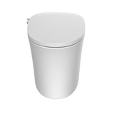 Front view of Cascada Cliff one-piece smart toilet with soft-close lid and heated seat